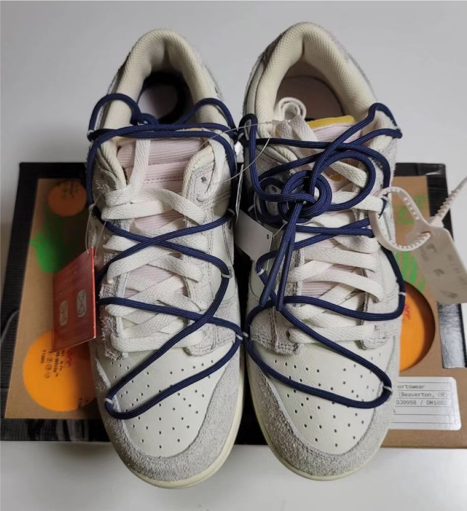 LF OFF WHITE x Nike Dunk SB Low The 50 NO.18 review 0