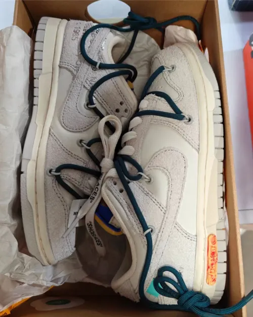 LF OFF WHITE x Nike Dunk SB Low The 50 NO.16 review 