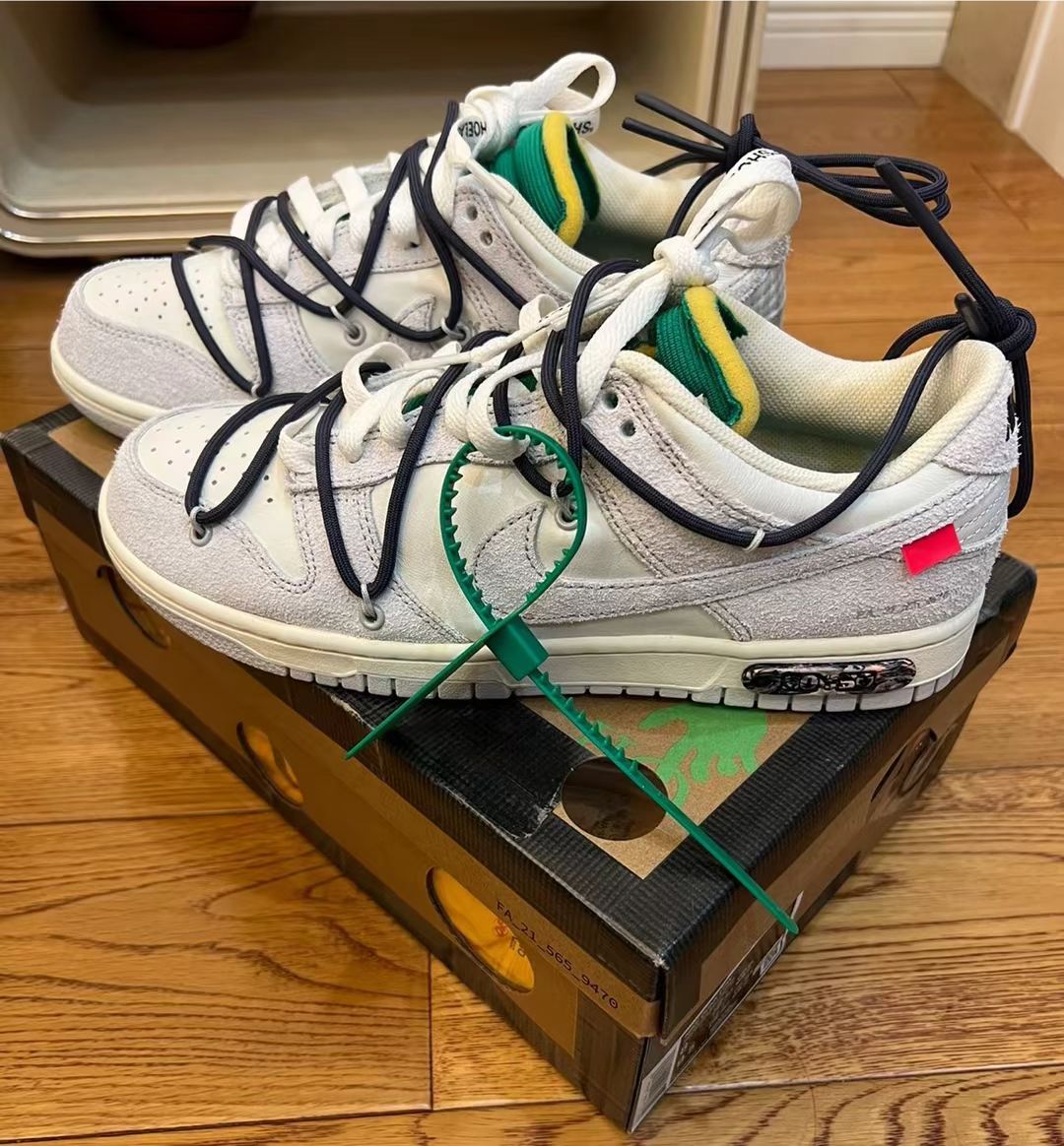 LF OFF WHITE x Nike Dunk SB Low The 50 NO.20 review 0