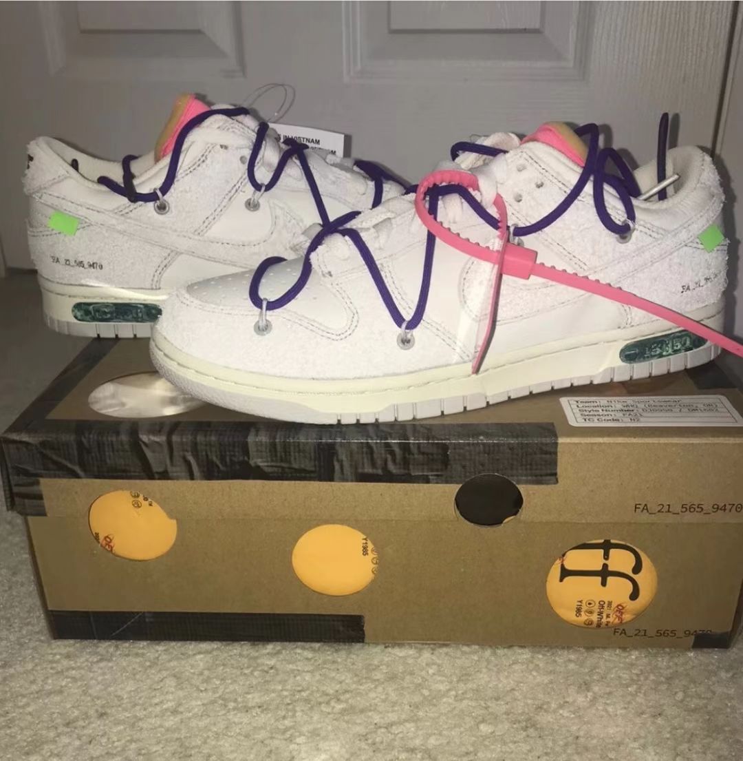 LF OFF WHITE x Nike Dunk SB Low The 50 NO.15 review 0