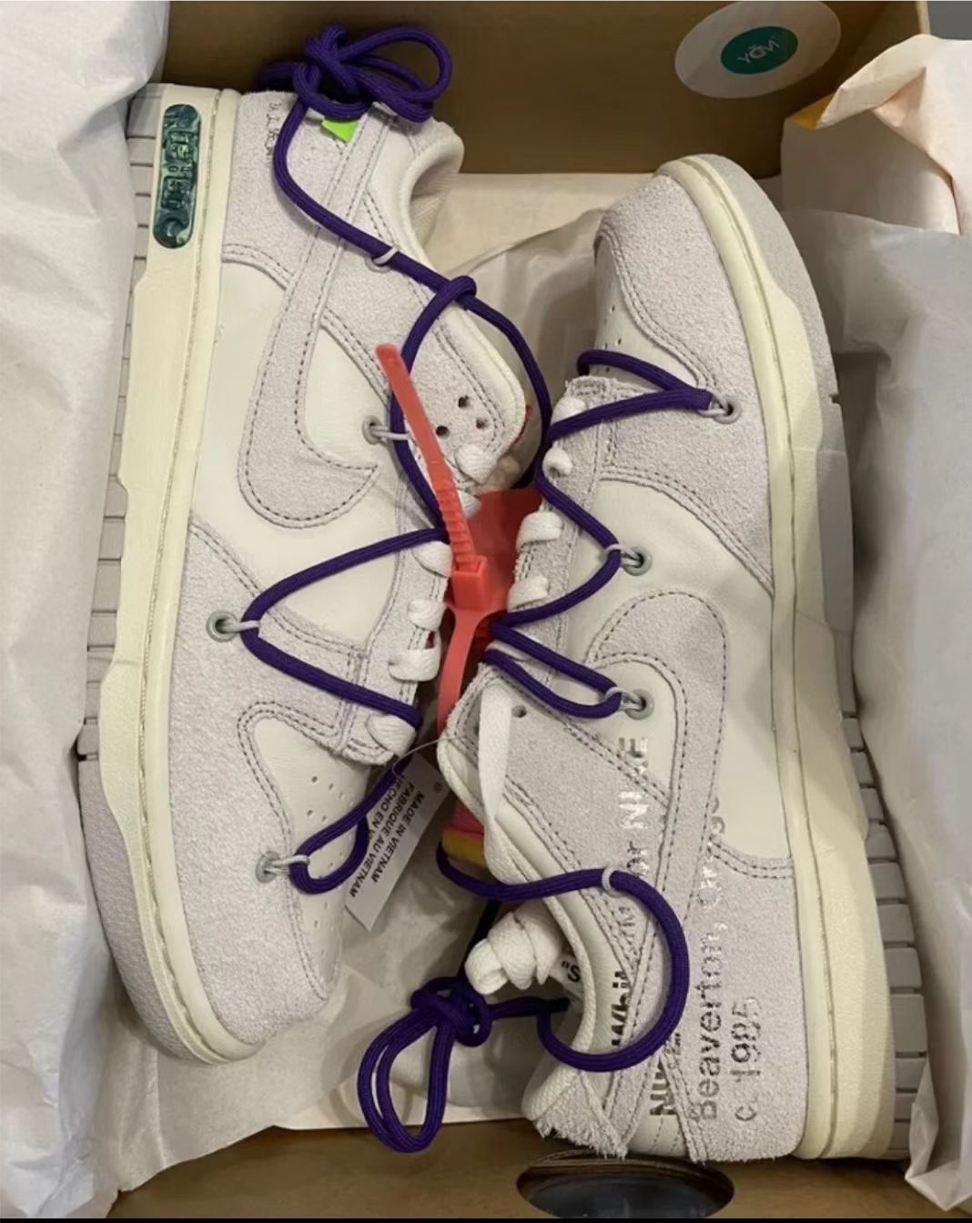 LF OFF WHITE x Nike Dunk SB Low The 50 NO.15 review 0