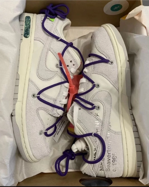 LF OFF WHITE x Nike Dunk SB Low The 50 NO.15 review 