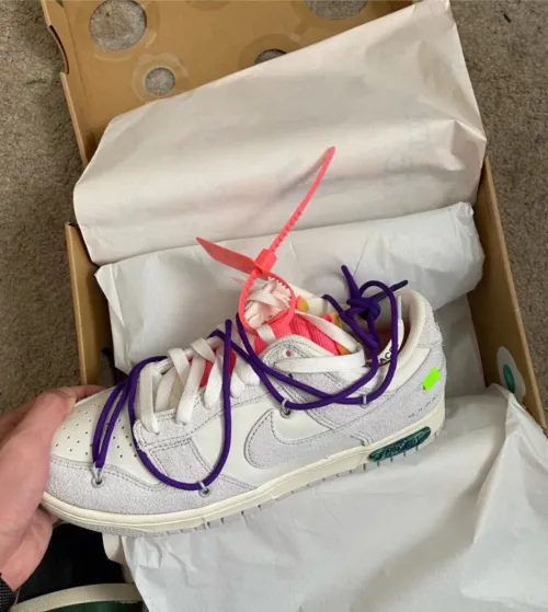 LF OFF WHITE x Nike Dunk SB Low The 50 NO.15 review 