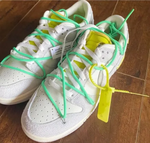 LF OFF WHITE x Nike Dunk SB Low The 50 NO.14 review 