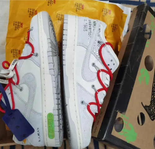 LF OFF WHITE x Nike Dunk SB Low The 50 NO.13 review 