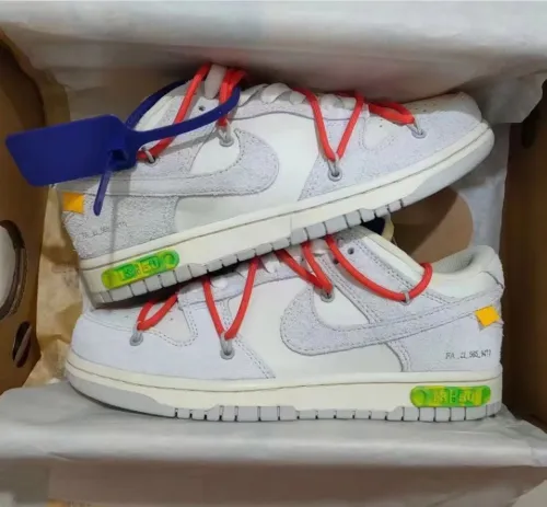 LF OFF WHITE x Nike Dunk SB Low The 50 NO.13 review 