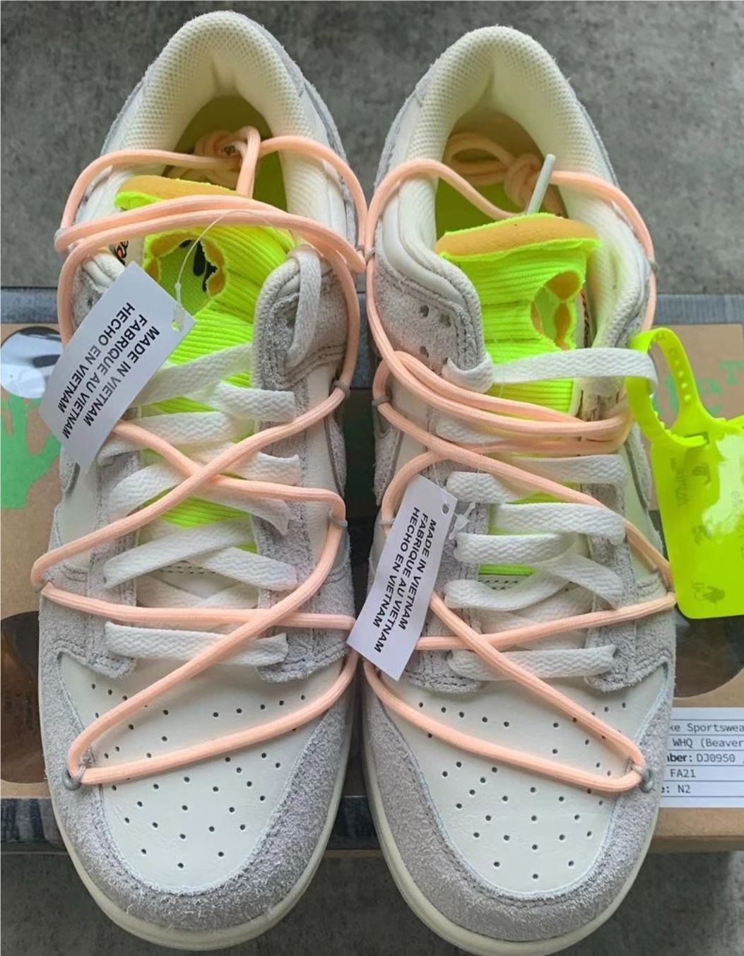 LF OFF WHITE x Nike Dunk SB Low The 50 NO.12 review 0