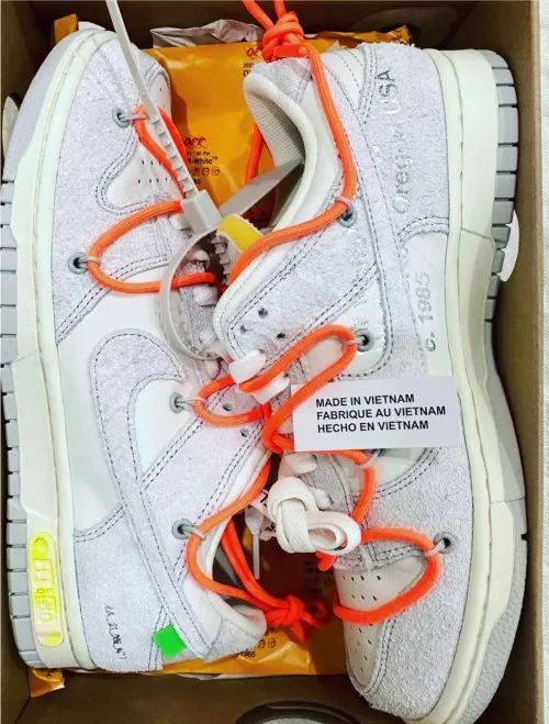 LF OFF WHITE x Nike Dunk SB Low The 50 NO.11 review 