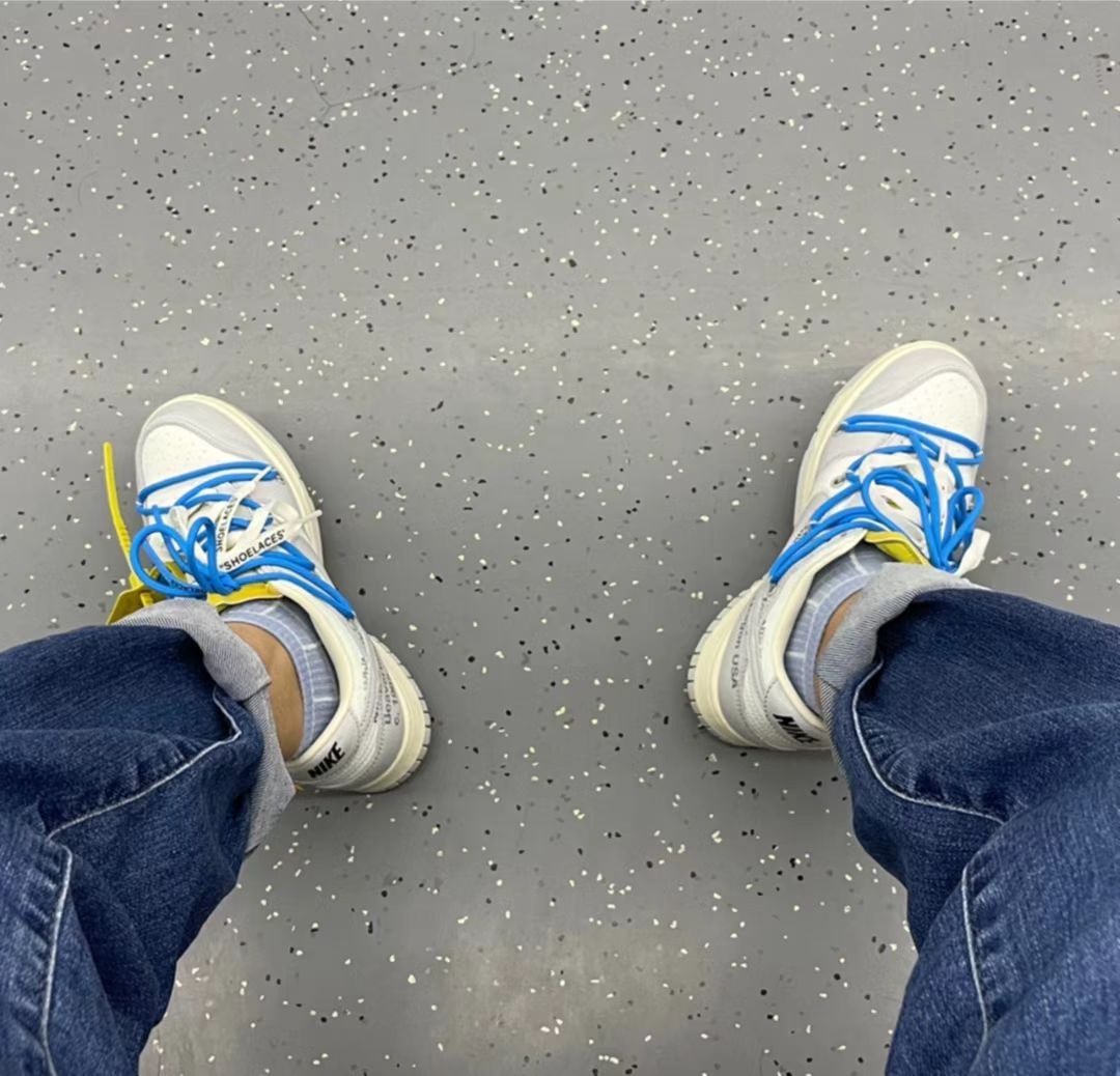 LF OFF WHITE x Nike Dunk SB Low The 50 NO.10 review 0