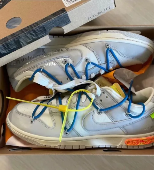 LF OFF WHITE x Nike Dunk SB Low The 50 NO.10 review 