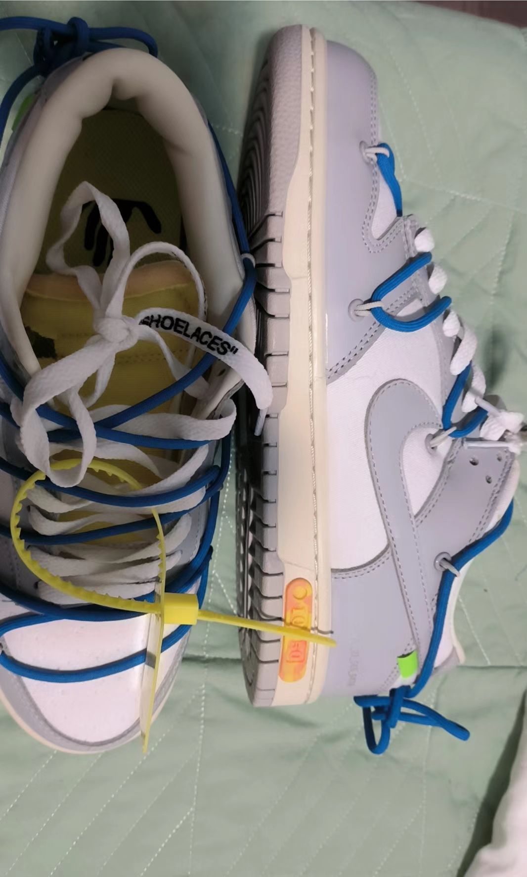 LF OFF WHITE x Nike Dunk SB Low The 50 NO.10 review 0