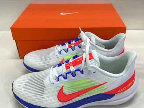 Nike Air Winflo 9 White Blue Red review 