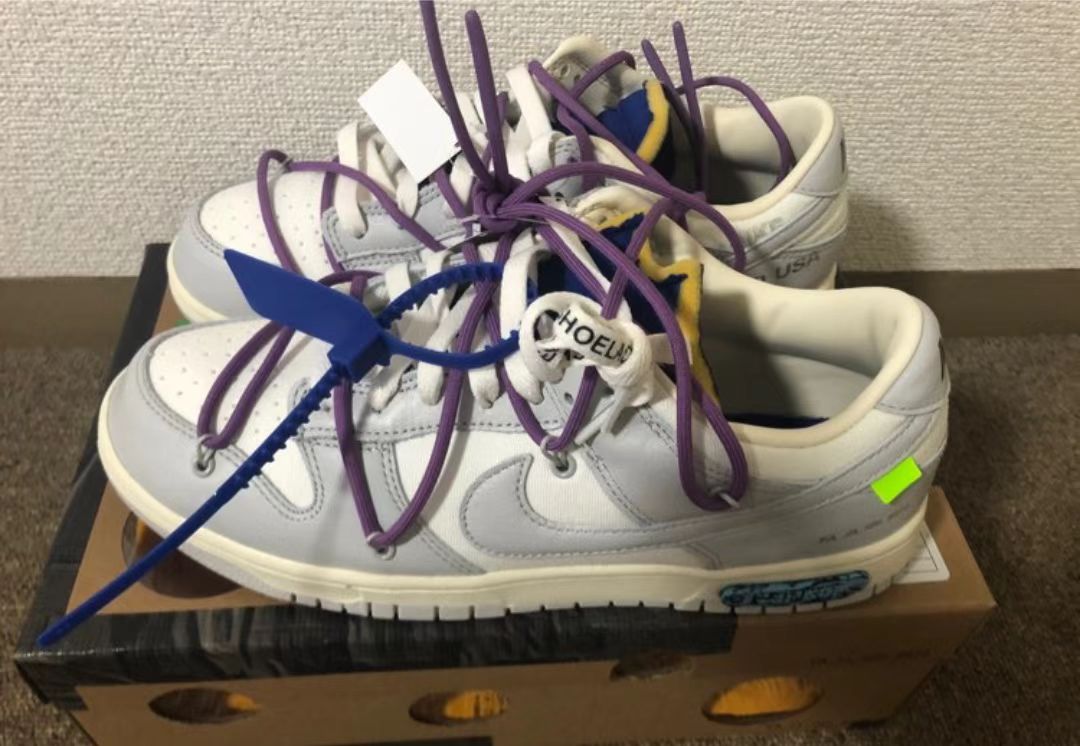 LF OFF WHITE x Nike Dunk SB Low The 50 NO.48 review 0