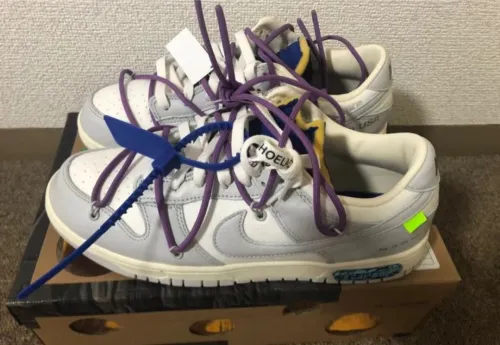 LF OFF WHITE x Nike Dunk SB Low The 50 NO.48 review 