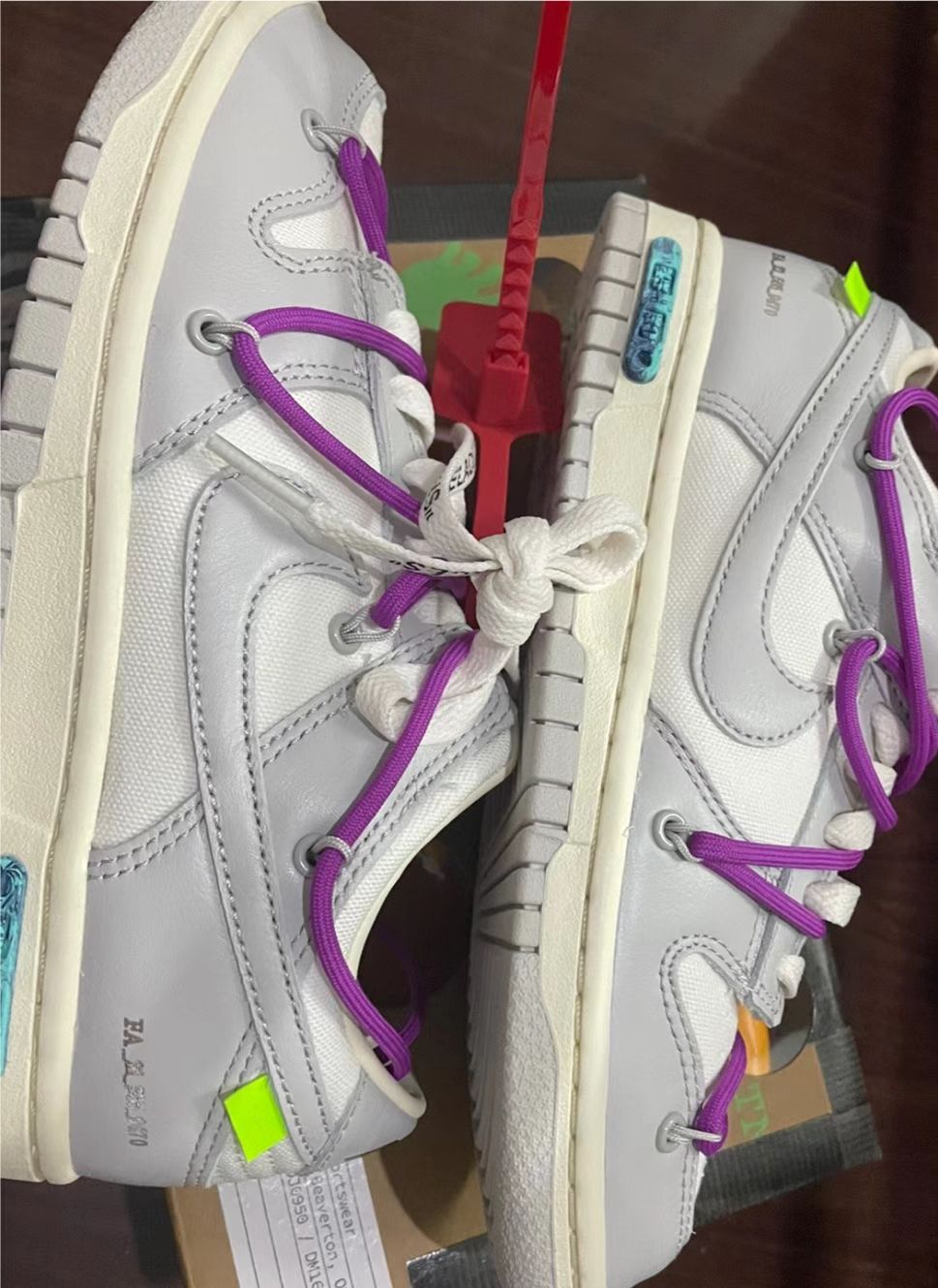 LF OFF WHITE x Nike Dunk SB Low The 50 NO.48 review 0