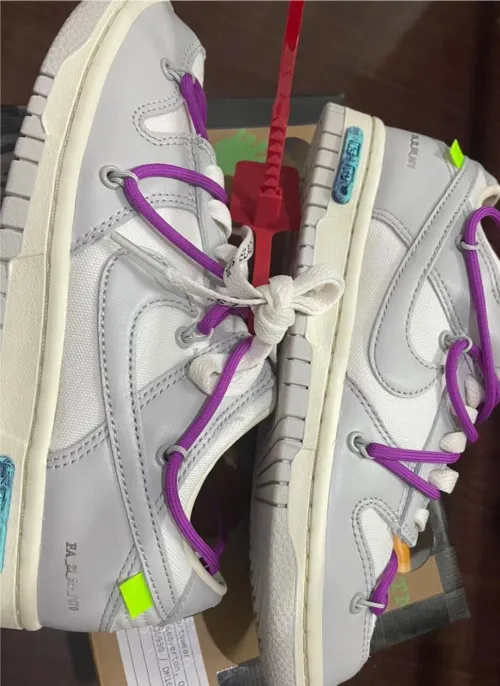 LF OFF WHITE x Nike Dunk SB Low The 50 NO.48 review 