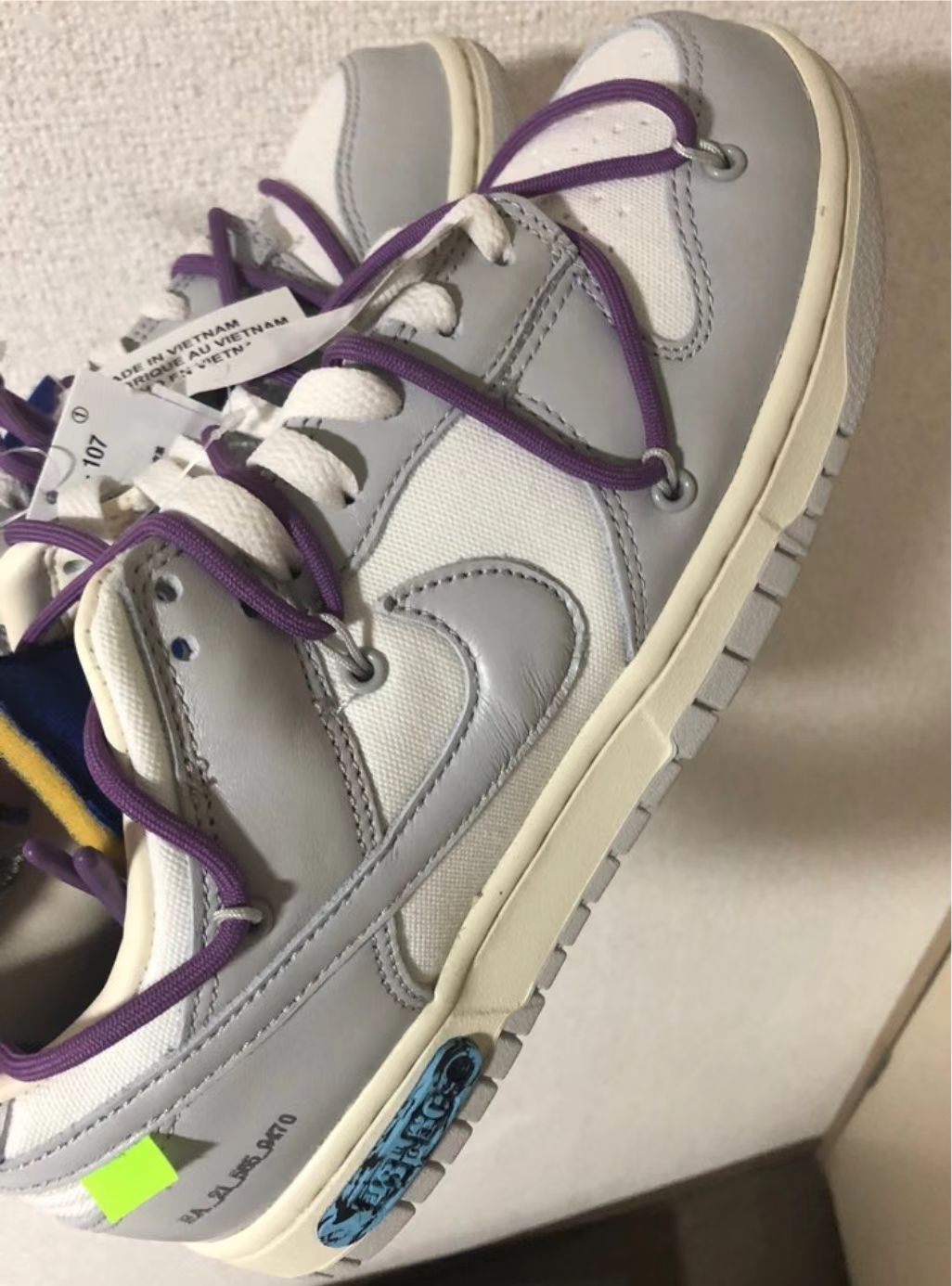 LF OFF WHITE x Nike Dunk SB Low The 50 NO.48 review 0