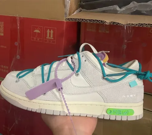 LF OFF WHITE x Nike Dunk SB Low The 50 NO.36 review 