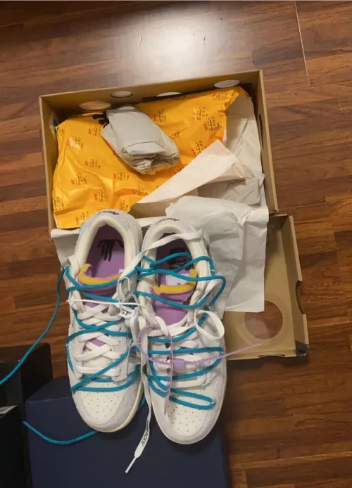 LF OFF WHITE x Nike Dunk SB Low The 50 NO.36 review 