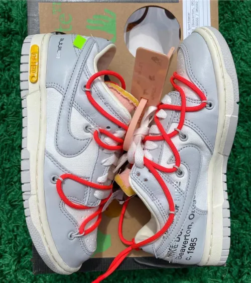 LF OFF WHITE x Nike Dunk SB Low The 50 NO.6 review 