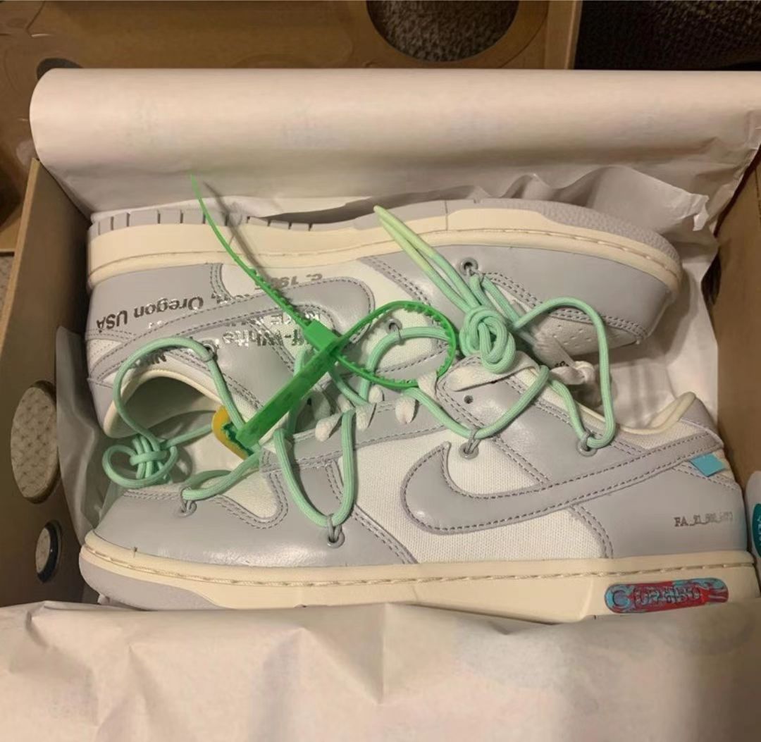 LF OFF WHITE x Nike Dunk SB Low The 50 NO.7 review 0
