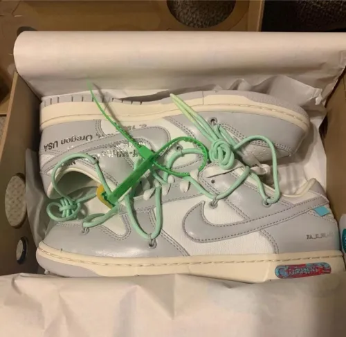 LF OFF WHITE x Nike Dunk SB Low The 50 NO.7 review 
