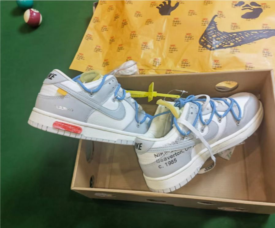 LF OFF WHITE x Nike Dunk SB Low The 50 NO.5 review 0