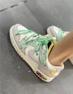 LF OFF WHITE x Nike Dunk SB Low The 50 NO.4 review Mike