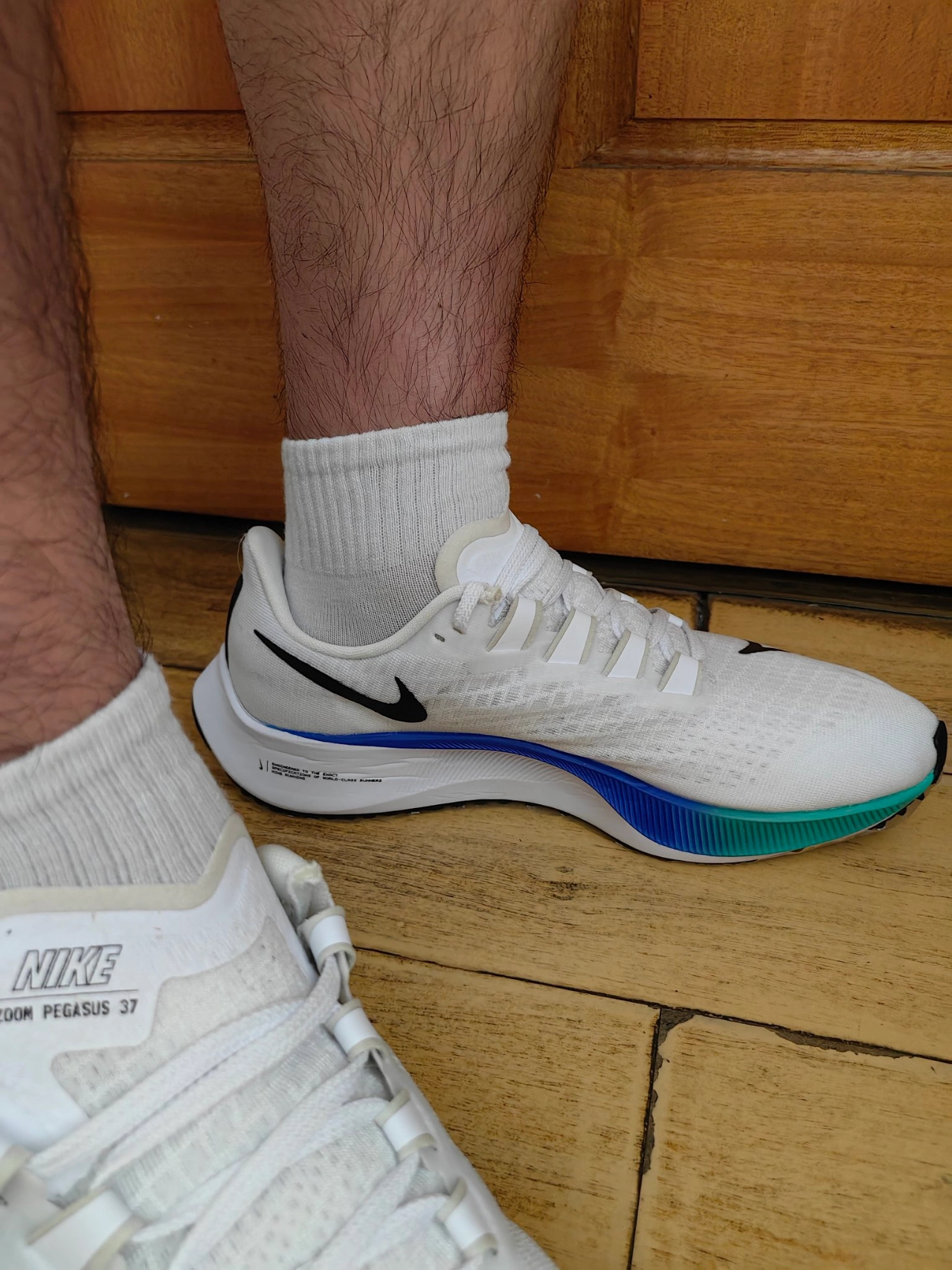 Nike AIR ZOOM PEGASUS 37 Rainbow White review David 02