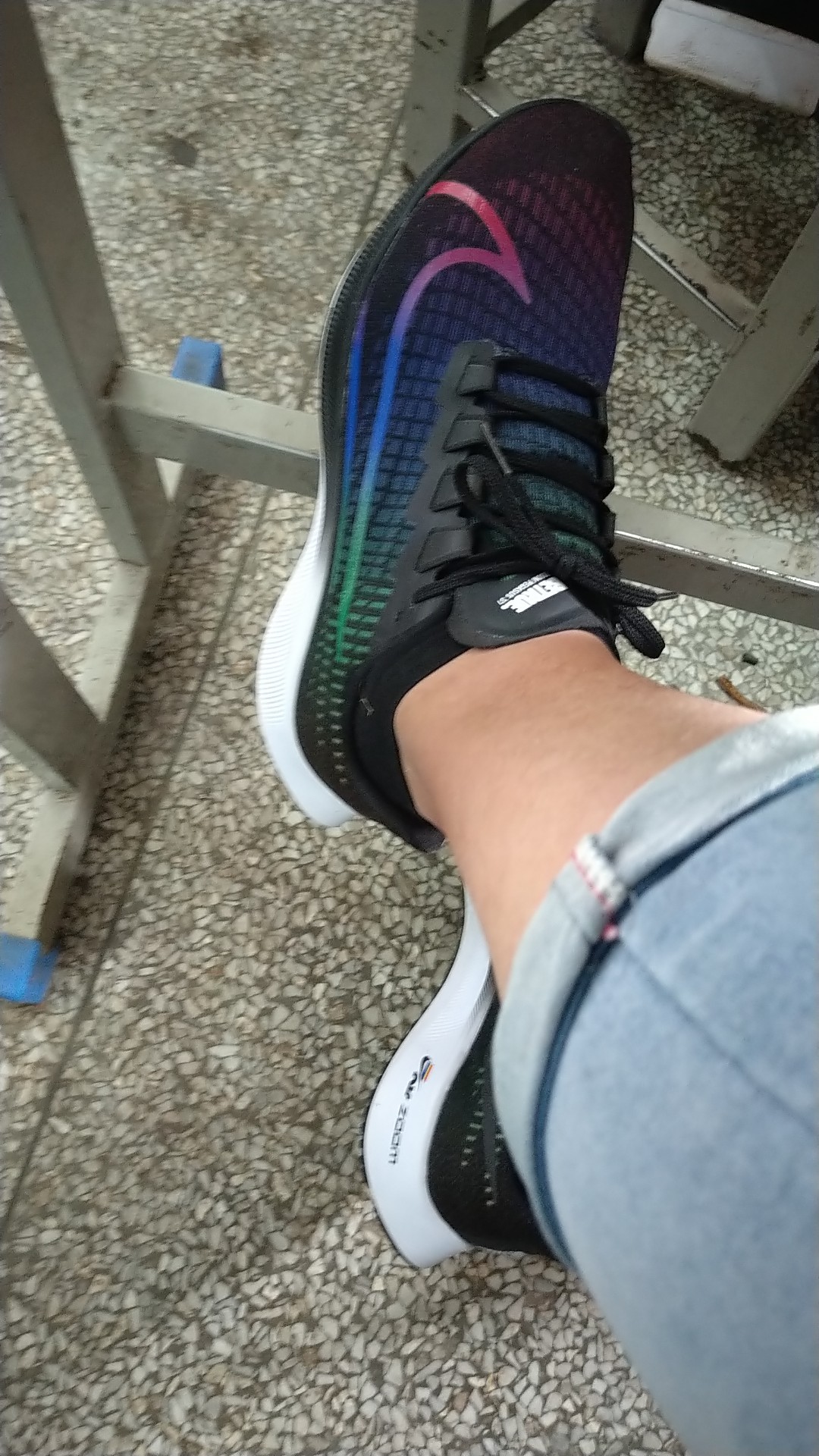 Nike AIR ZOOM PEGASUS 37 Black Rainbow Hook review Amanda