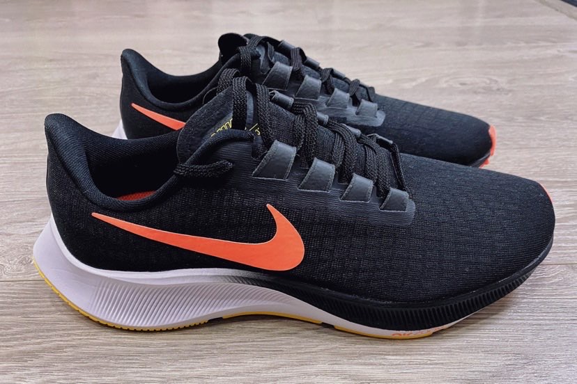 Nike AIR ZOOM PEGASUS 37 Black Orange review Hannah 01