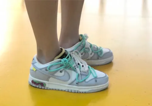 LF OFF WHITE x Nike Dunk SB Low The 50 NO.4 review 