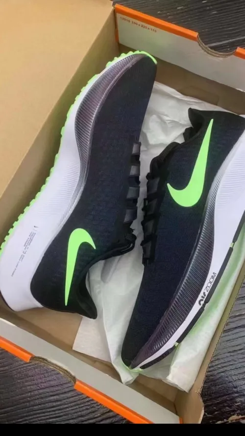 Nike AIR ZOOM PEGASUS 37 Black Green review 