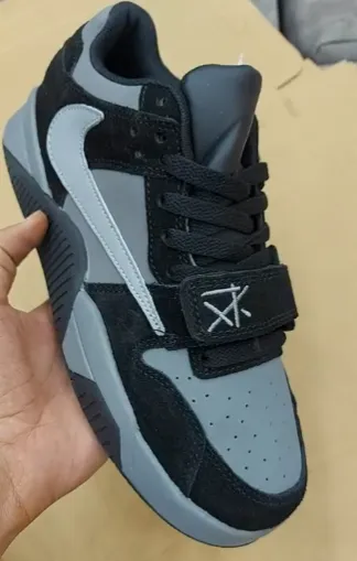 Travis Scott x Jordan Cut The Check Nice Kicks Black Charcoal review 