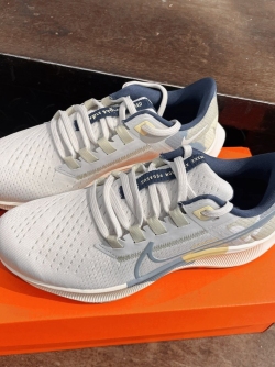 Nike AIR ZOOM PEGASUS 38 Beige Green review Emily 01