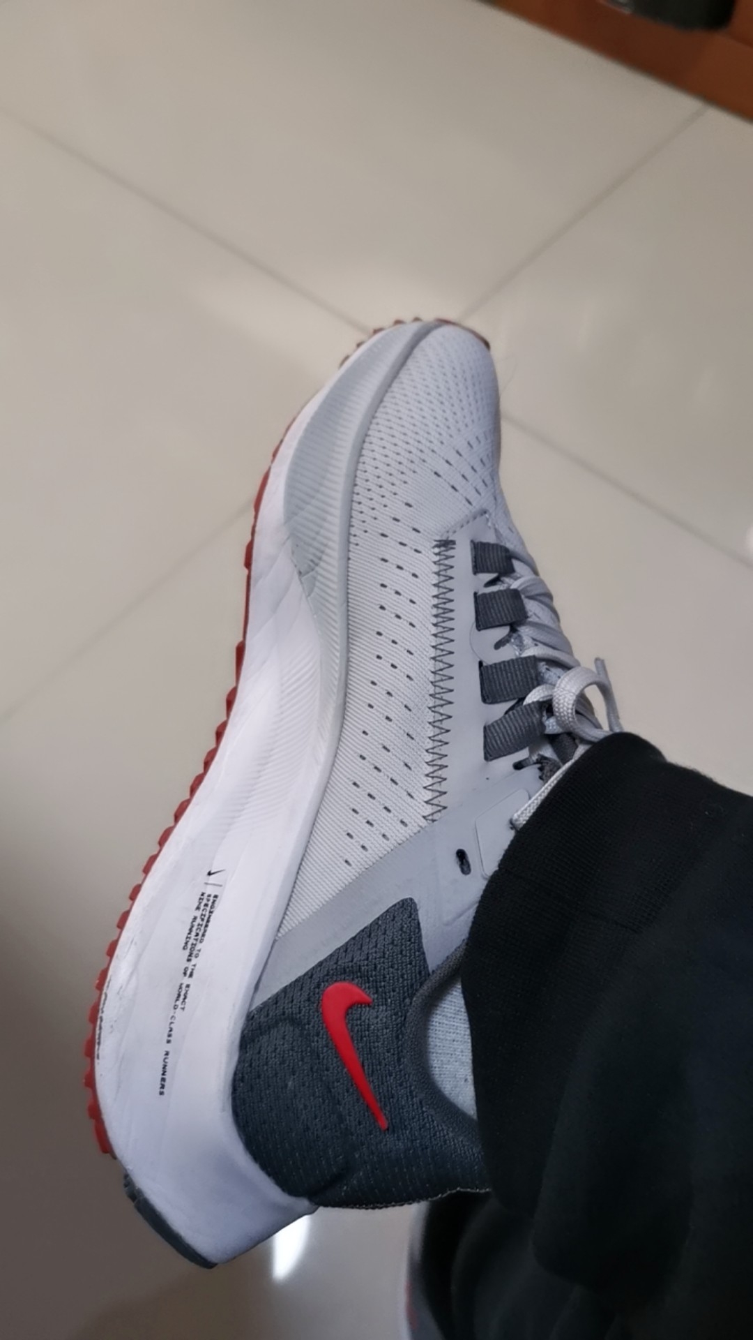 Nike AIR ZOOM PEGASUS 38 Black Gray Red review Daniel