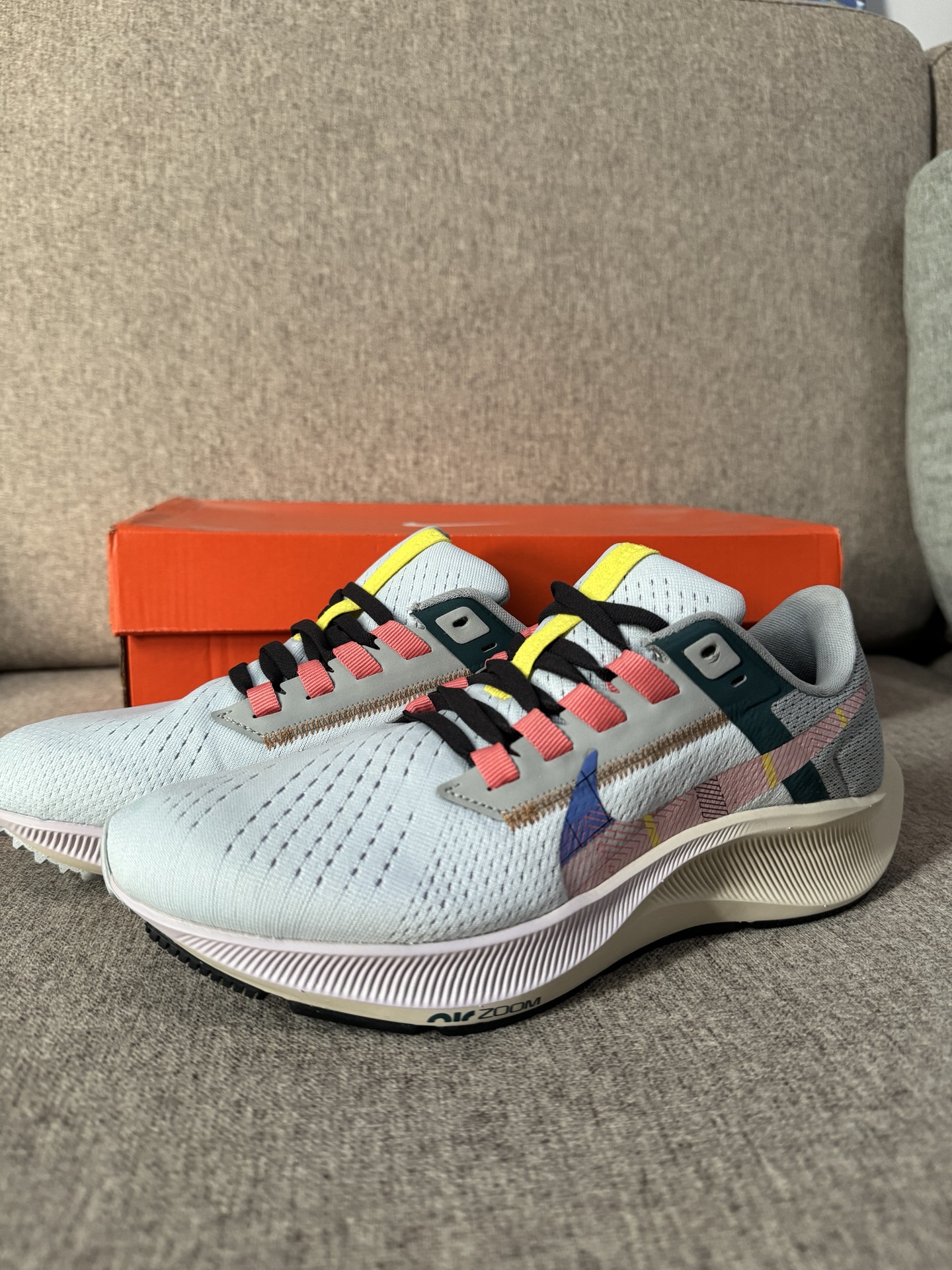 Nike AIR ZOOM PEGASUS 38 Lmperial Powder review Adam 02