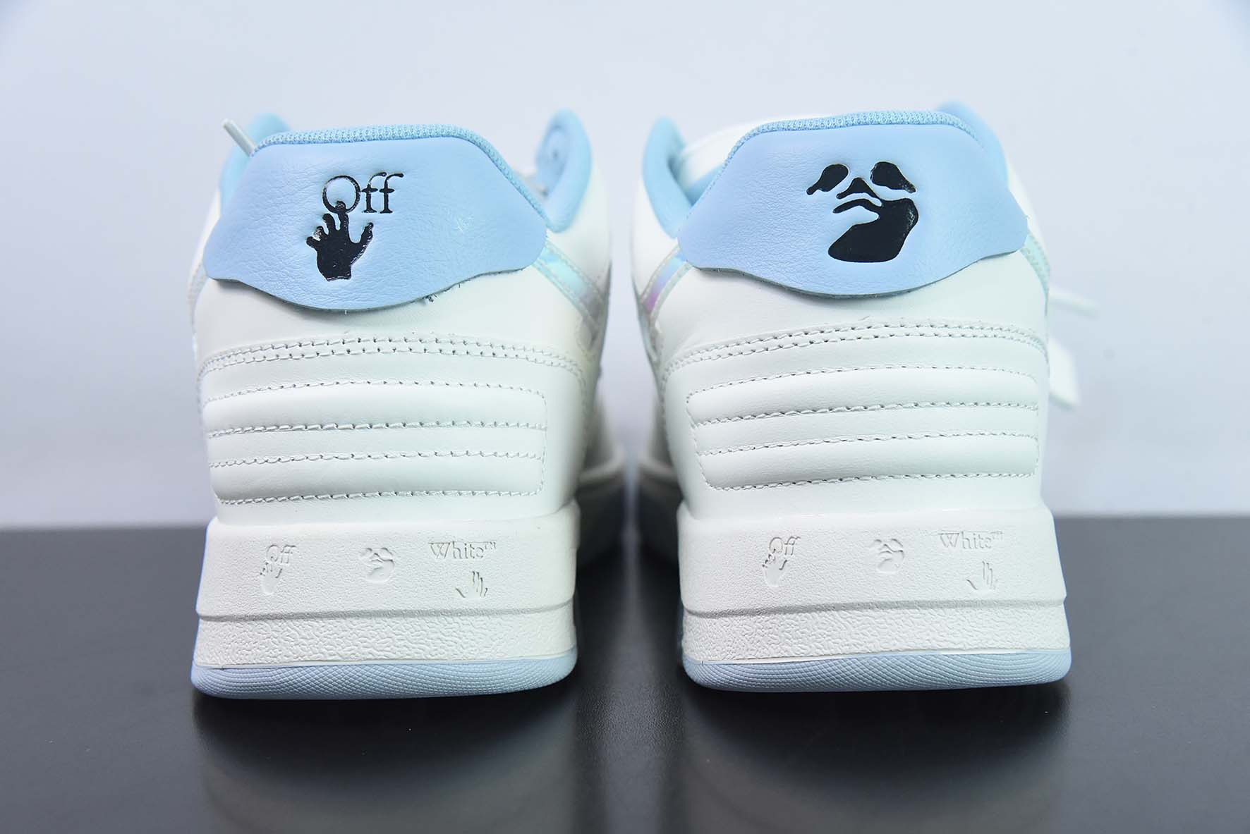 OFF-WHITE Out Of Blue White Blue Discoloration review IRENE 03