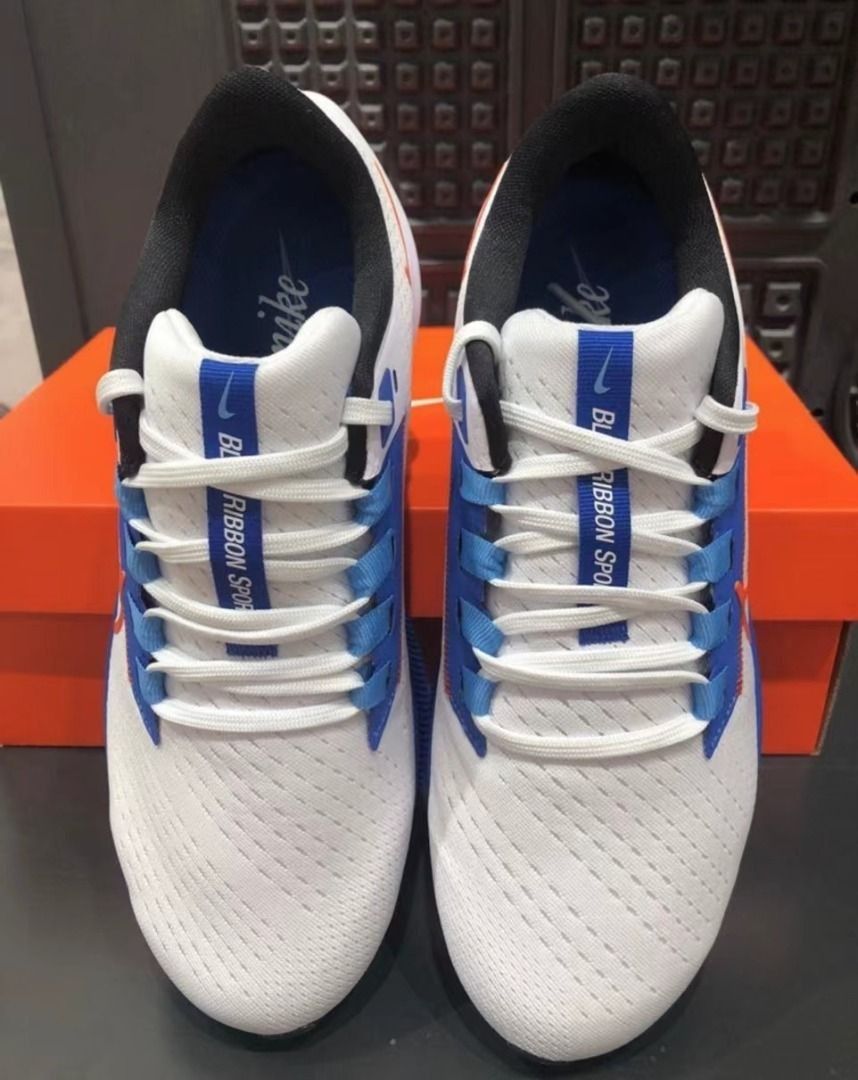 Nike AIR ZOOM PEGASUS 38 White Blue Orange review Emma 05