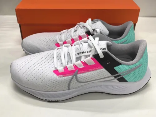 Nike AIR ZOOM PEGASUS 38 White Pink Green review 