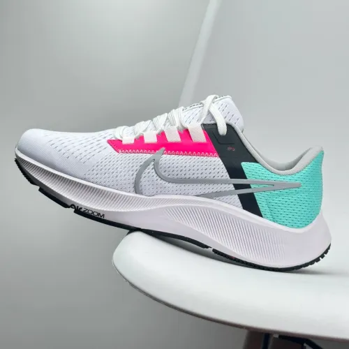 Nike AIR ZOOM PEGASUS 38 White Pink Green review 