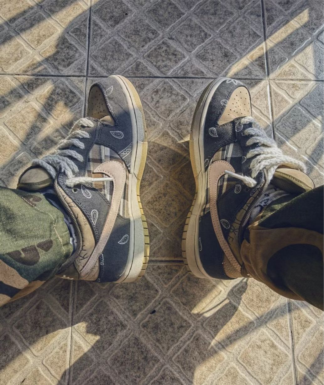 OG Travis Scott x Nike SB Dunk Low Paisley review Taylor