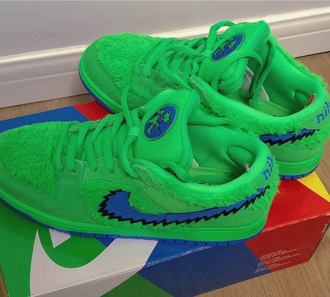 OG Grateful Dead x Nike SB Dunk Low “Green Bear” review marvin