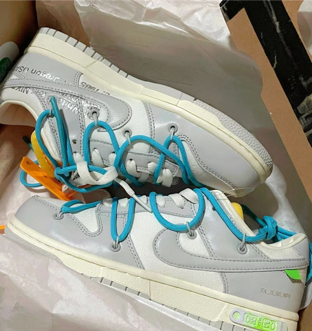 LF OFF WHITE x Nike Dunk SB Low The 50 NO.2  review 0