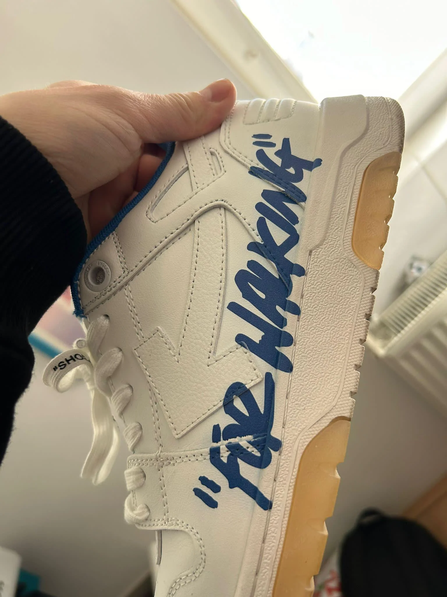OFF-WHITE Out Of Beige Blue review Delco
