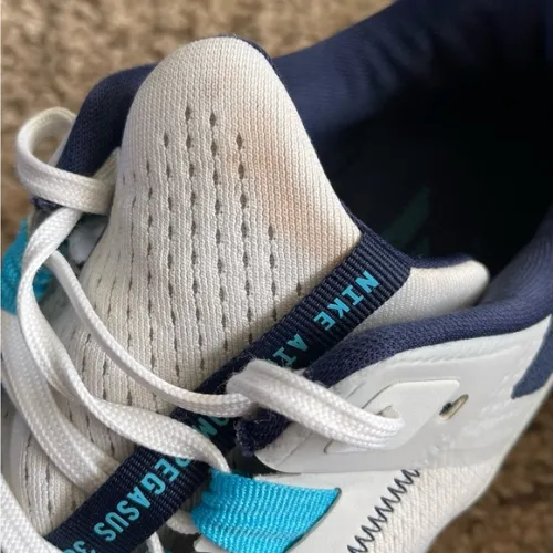 Nike AIR ZOOM PEGASUS 38 White Blue Tail review 