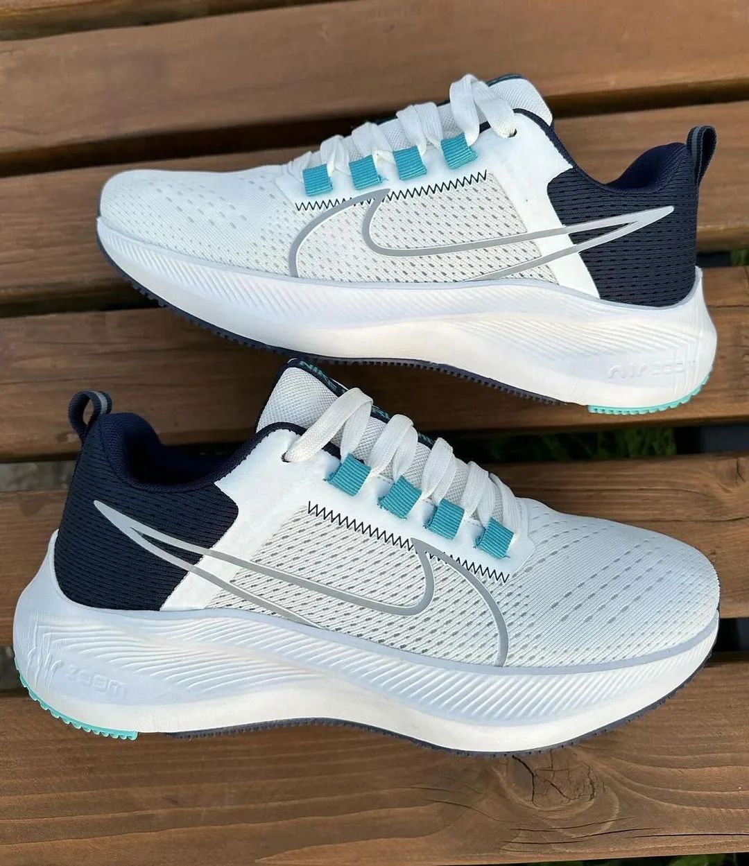 Nike AIR ZOOM PEGASUS 38 White Blue Tail review Kevin