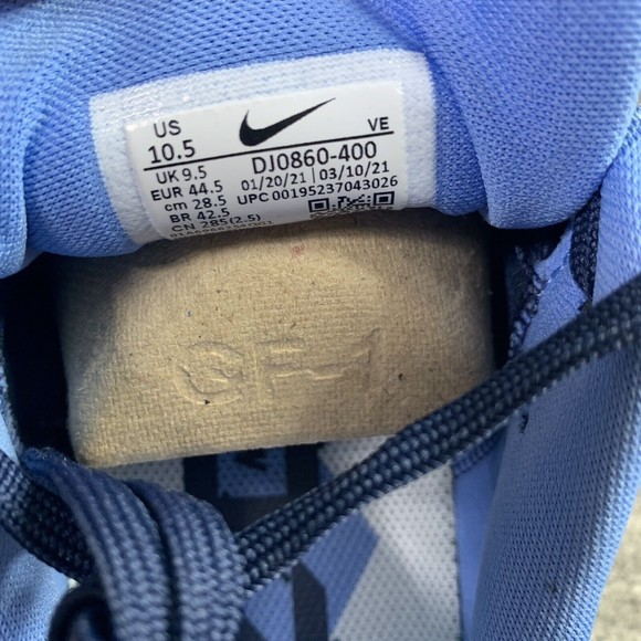 Nike AIR ZOOM PEGASUS 38 North Carolina Blue review Tyler 01