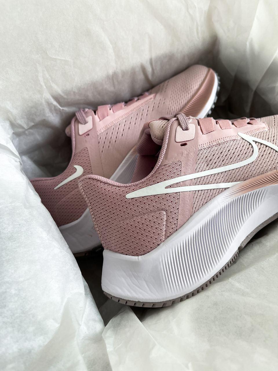 Nike AIR ZOOM PEGASUS 38 Pink White review Megan 02