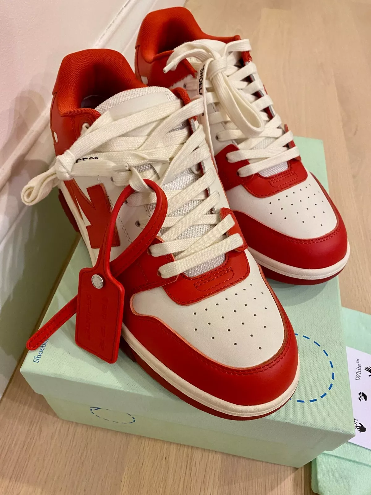 OFF-WHITE Out Of Office Red And White review Ben 02